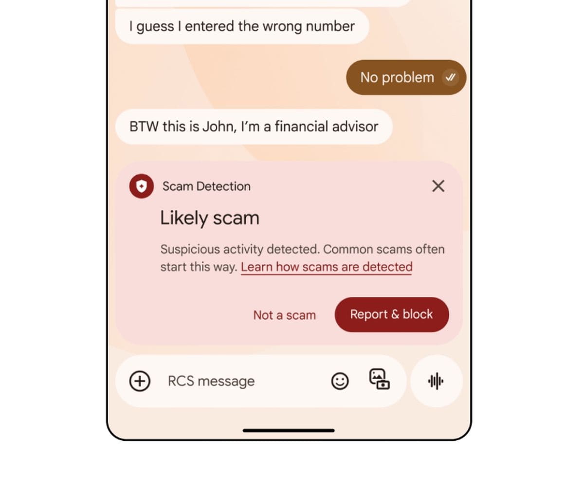 scam detection messages google google messages