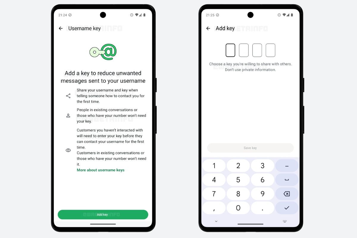 whatsapp username key wabetainfo WhatsApp Username keys feature