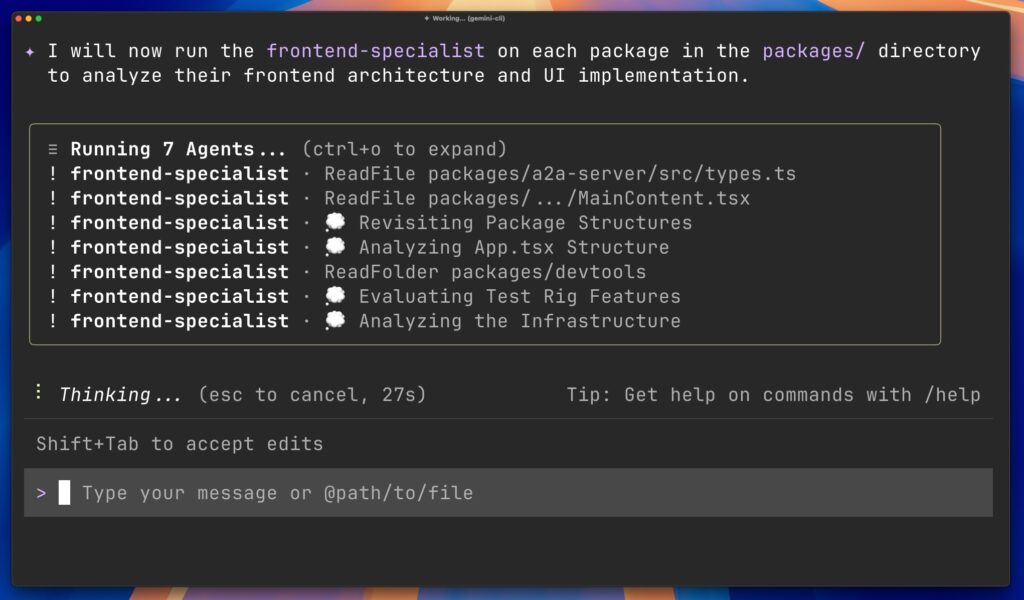 Google embeds subagents inside Gemini CLI