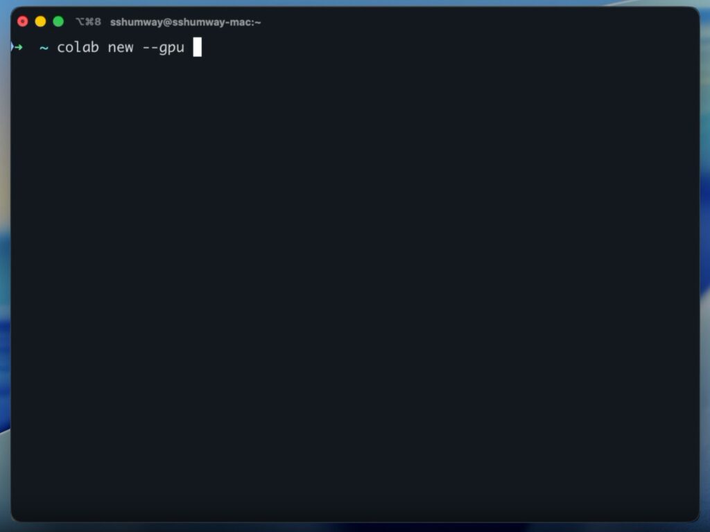 Google Colab CLI fuses local terminals with cloud GPUs